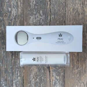 PRAI Ageless Throat Ionic Device & Serum Duo - Gently Used